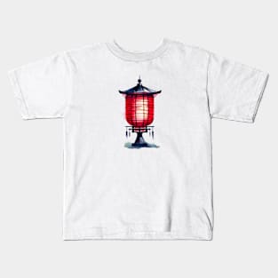 Oriental Lantern Glow Kids T-Shirt